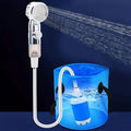 Portable USB Rechargeable Water Pump Shower Head