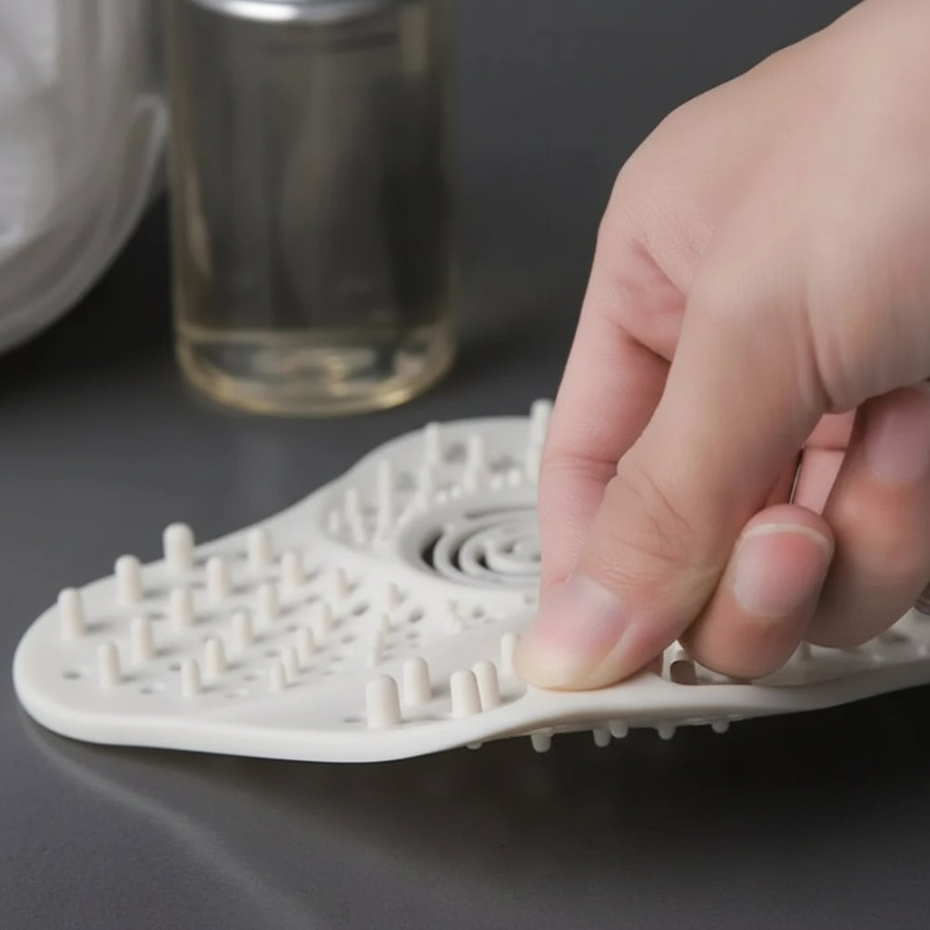 Anti Blocking Spiral Shower Drain Hair Catcher