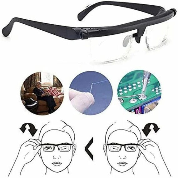 04 Adjustable Focus Glasses Near And Far Sight