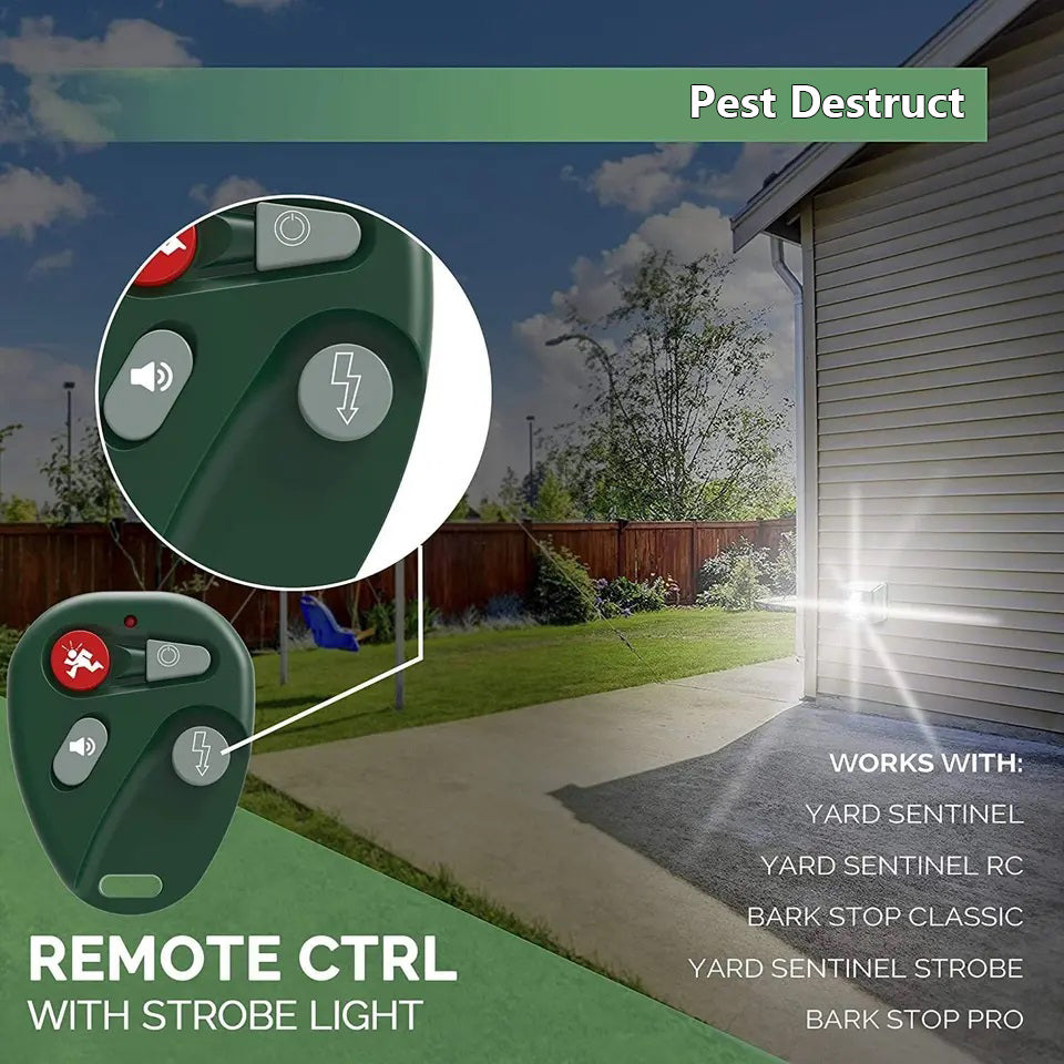 Ultrasonic Bird Repeller for Woodpeckers Outdoor Pest Control Device