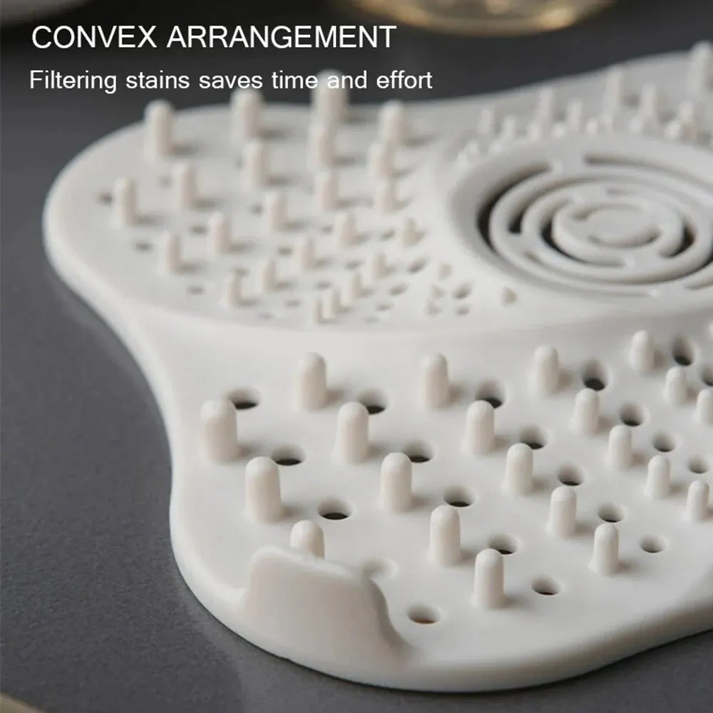 Anti Blocking Spiral Shower Drain Hair Catcher
