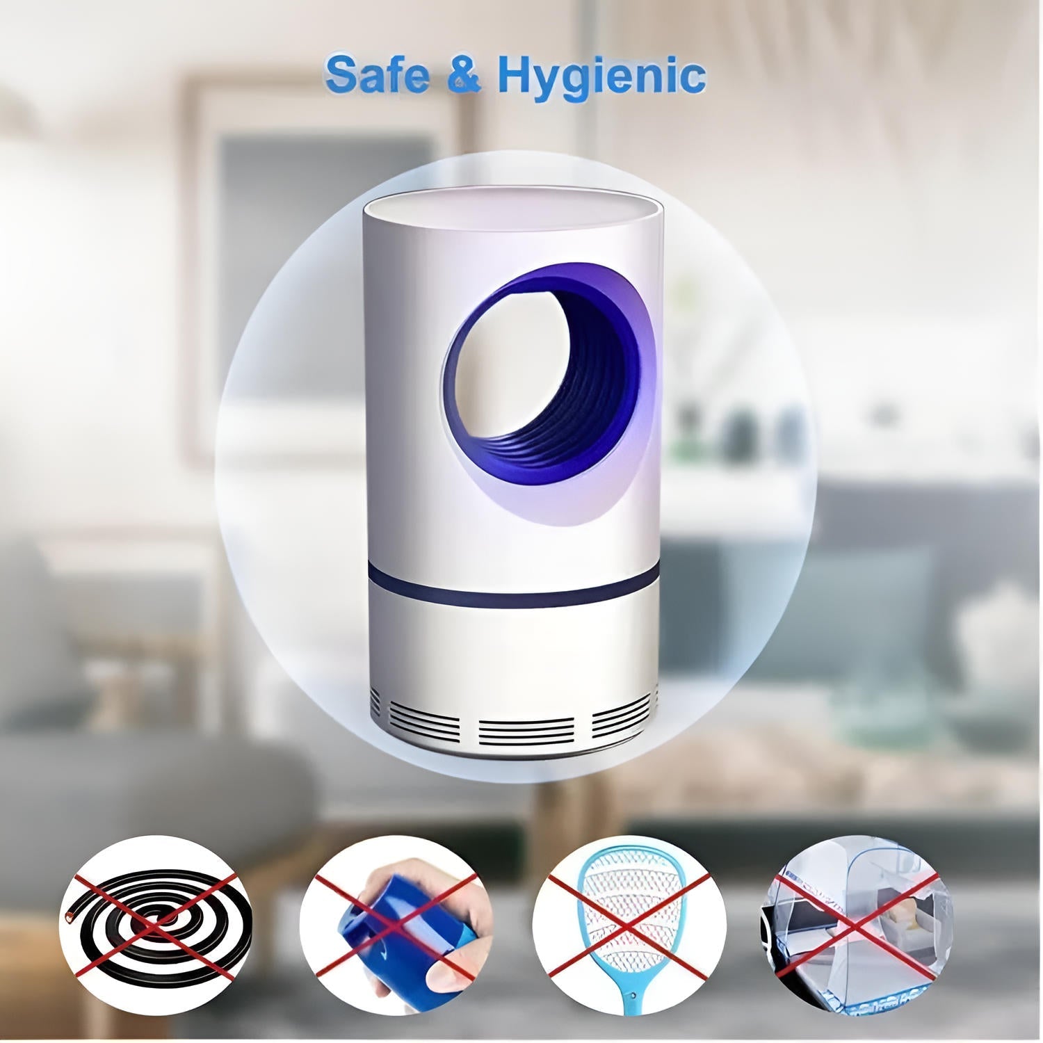 UV Light Insect Trap - Indoor/Outdoor Mosquito Fly Killer