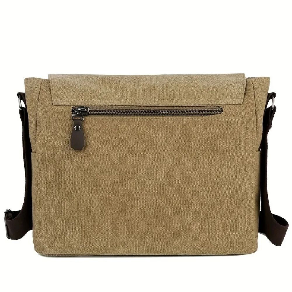 Mens Canvas Satchel Messenger Sling Bag