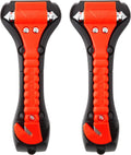 Car Safety Hammer Set Of 2 Emergency Escape Tool Auto Car Window Glass Hammer Breaker And Seat Belt Cutter