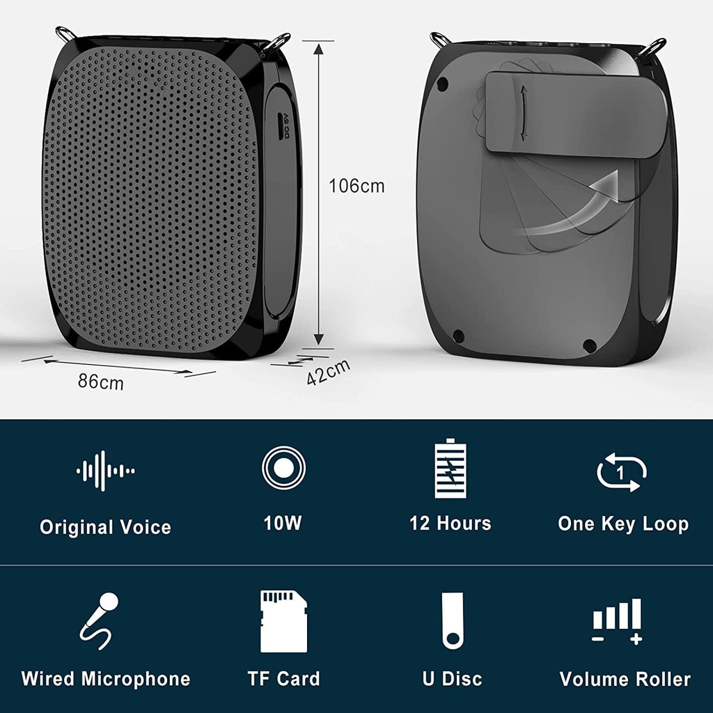 Personal Voice Amplifier For Teachers And Elderly