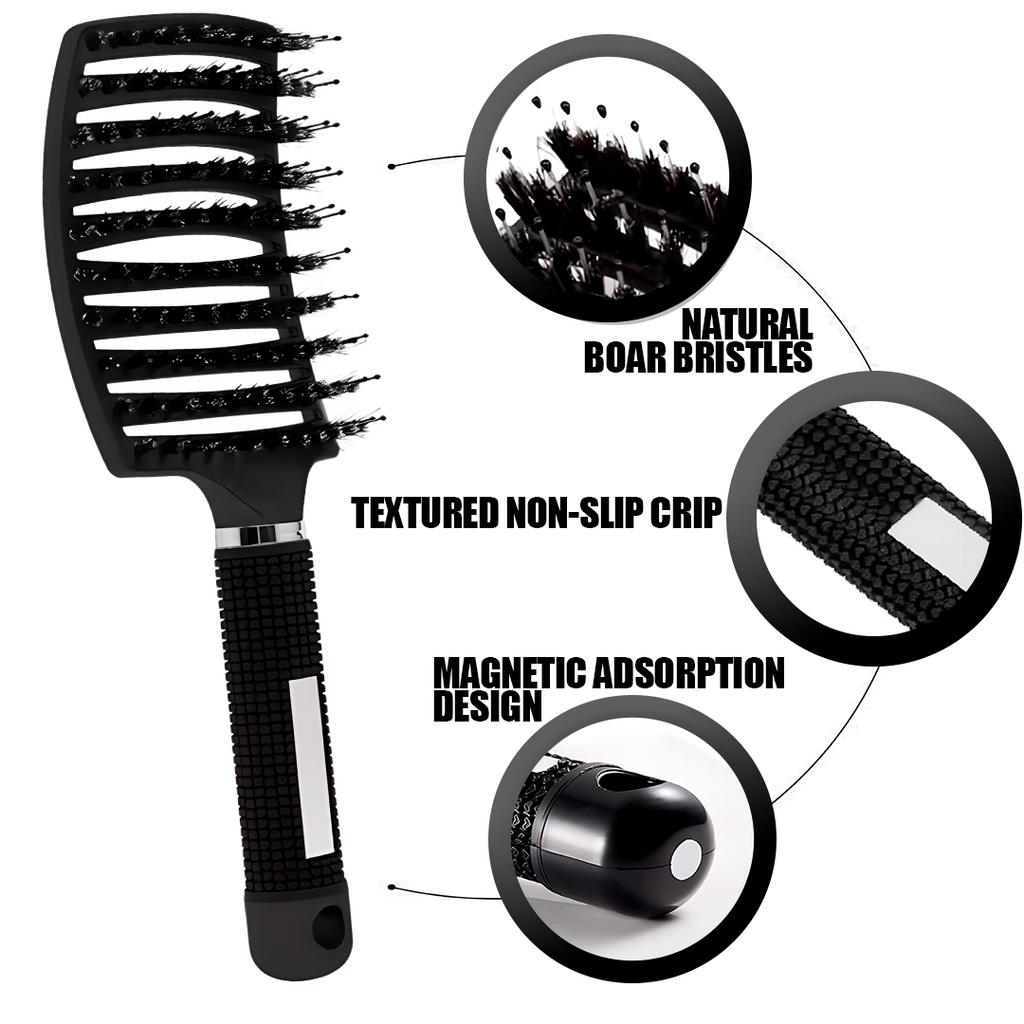 Miracle Hair Detangler – Effortless Knot Removal for Smooth, Shiny Hair