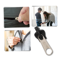 Clip-on slider to replace zippers