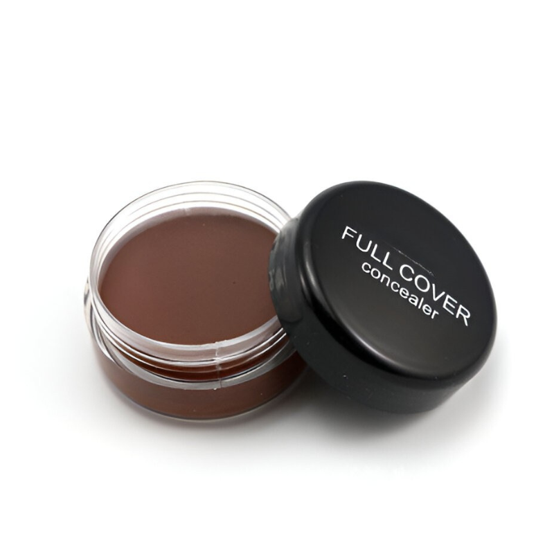 Full-coverage foundation to conceal tattoos and imperfections