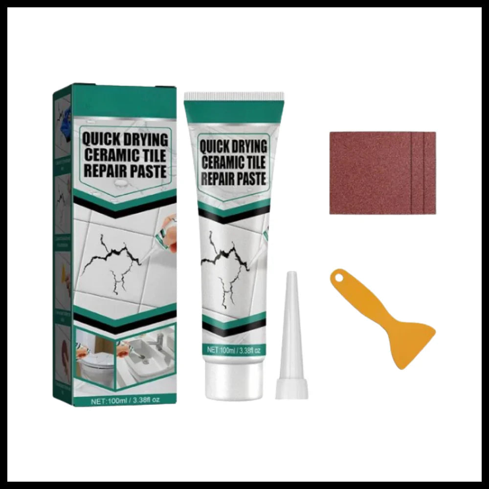 Ceramic Tile Repair Paste Kit for Cracks Chips and Surface Repair