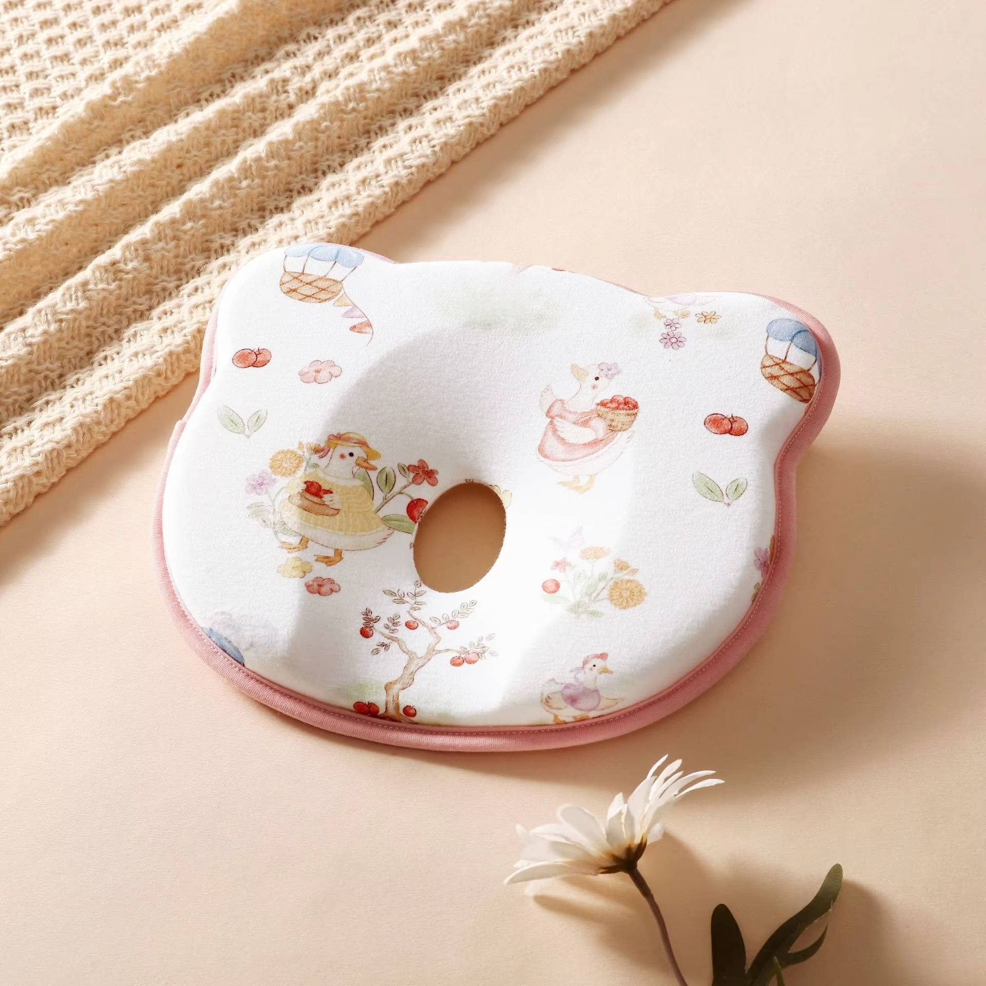 Infant Pillow Prevents Flat Head - Anti-Deviation Sweat-Absorbent