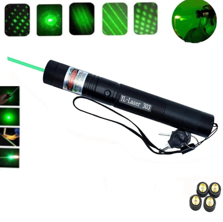 Laser pointer High power with green and red beam for distance