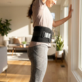 Sciatic Nerve Brace worn in everyday lifestyle setting