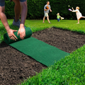 Grass Seed Mat being rolled out on a lawn