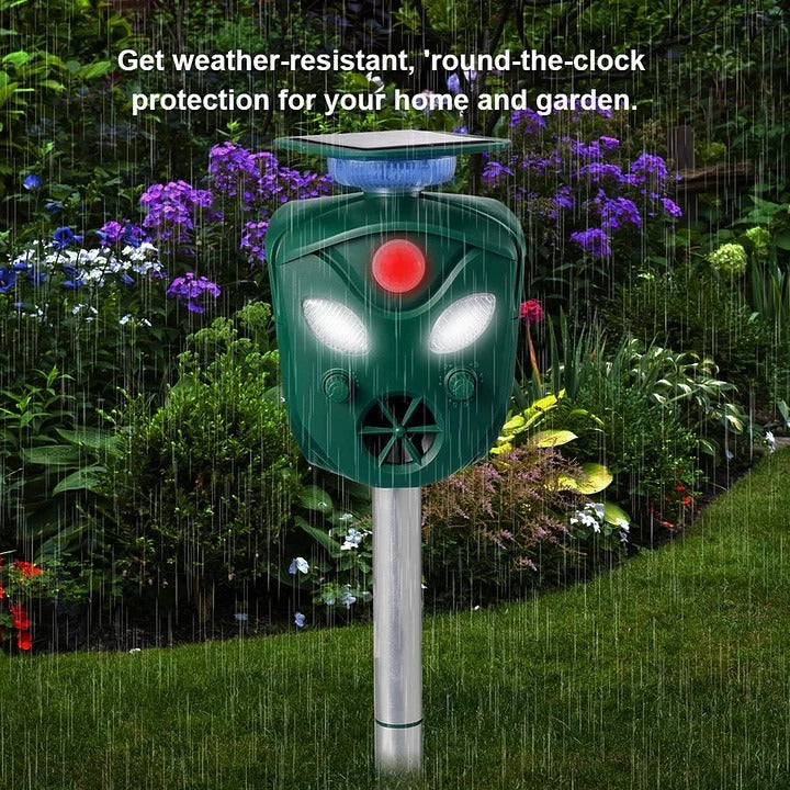 360° Solar Ultrasonic Animal Repeller