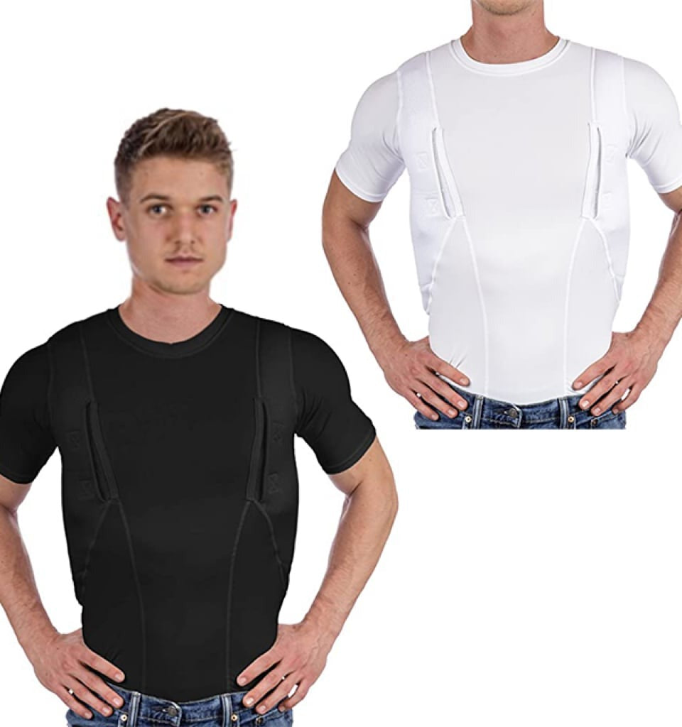 Men/women's Concealed Leather Holster T-shirt