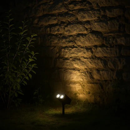 Solar LED Multi-Zoom Spot Light