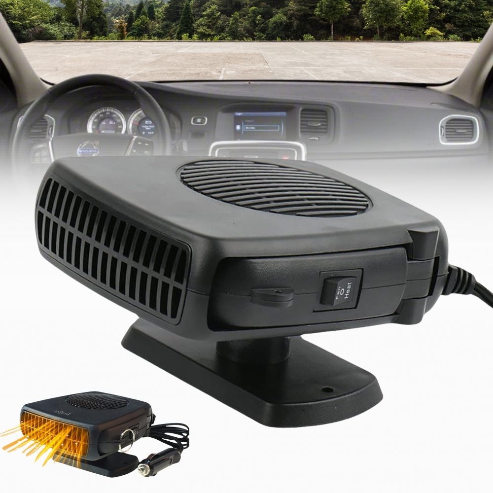 12V Car Heater Fan – 150W/300W Portable Ceramic Auto Heater for Fast Defrost & Heating