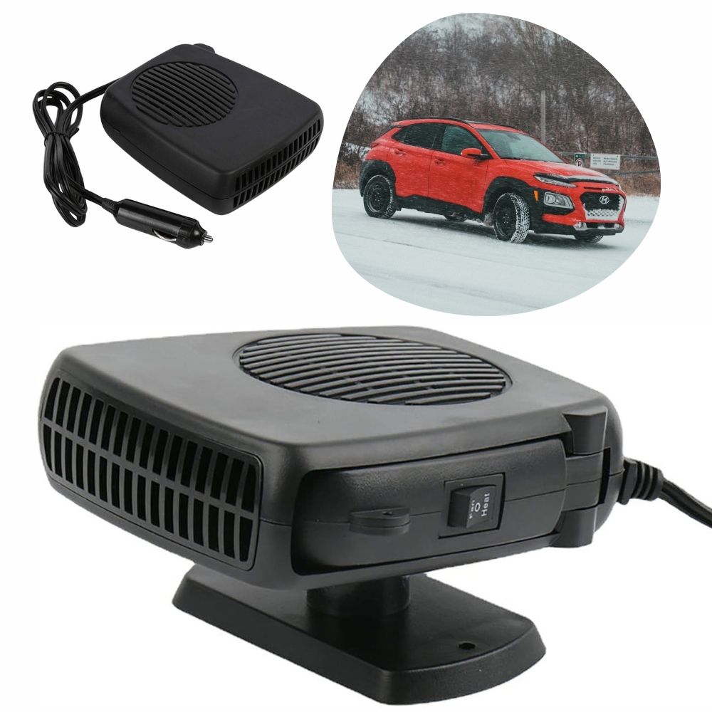 12V Car Heater Fan – 150W/300W Portable Ceramic Auto Heater for Fast Defrost & Heating