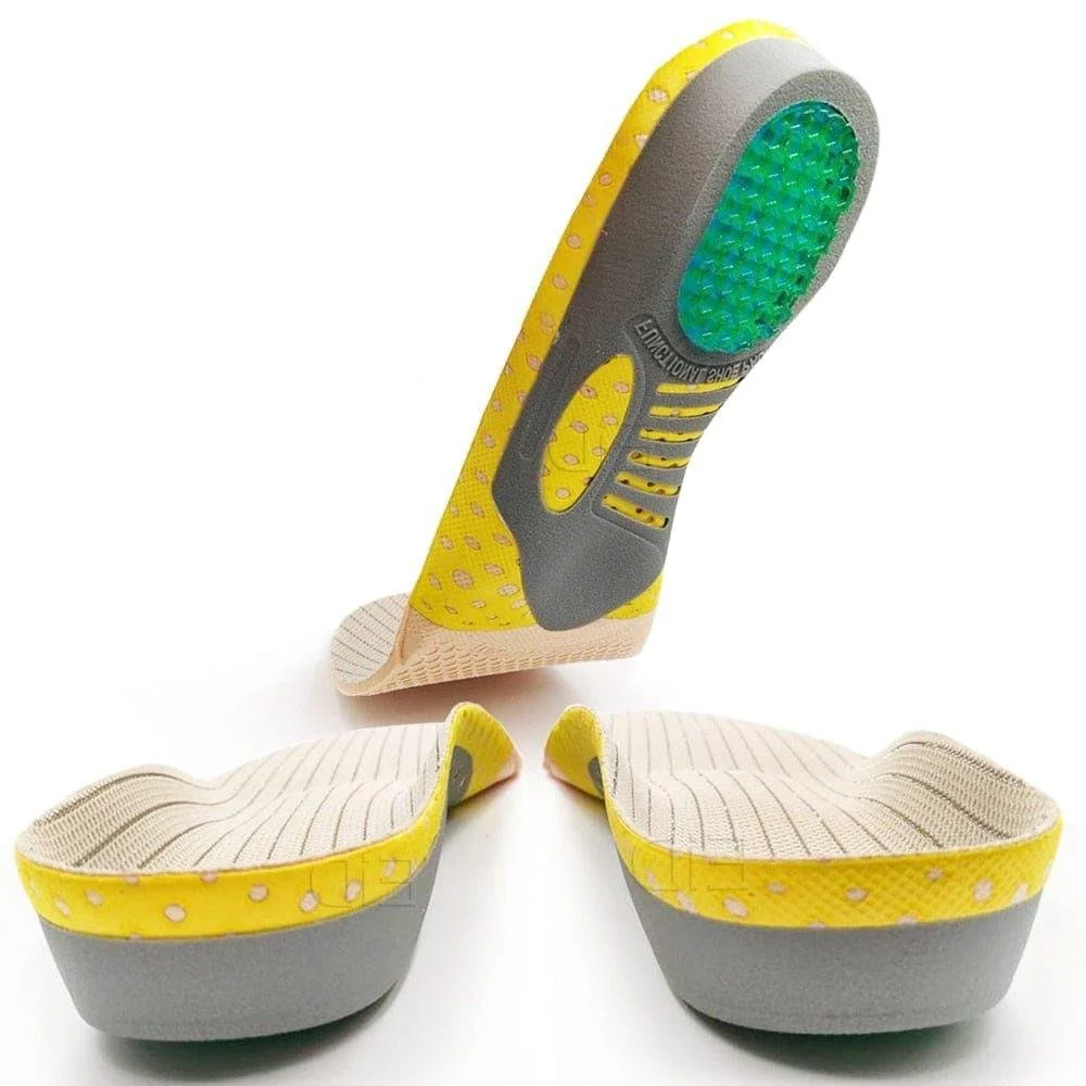 Orthotic Gel Insoles for Flat Feet & Plantar Fasciitis – 2 Piece