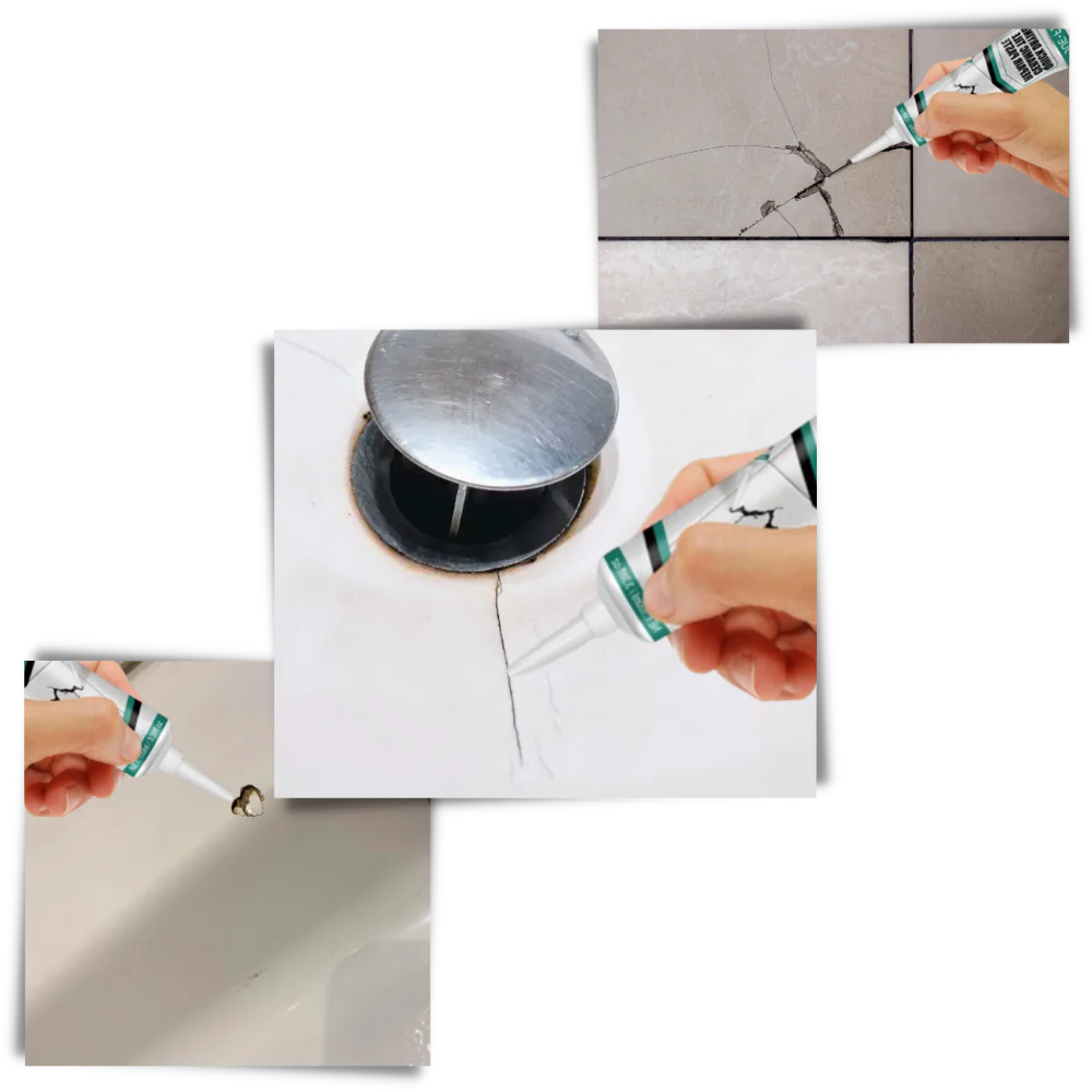 Ceramic Tile Repair Paste Kit for Cracks Chips and Surface Repair