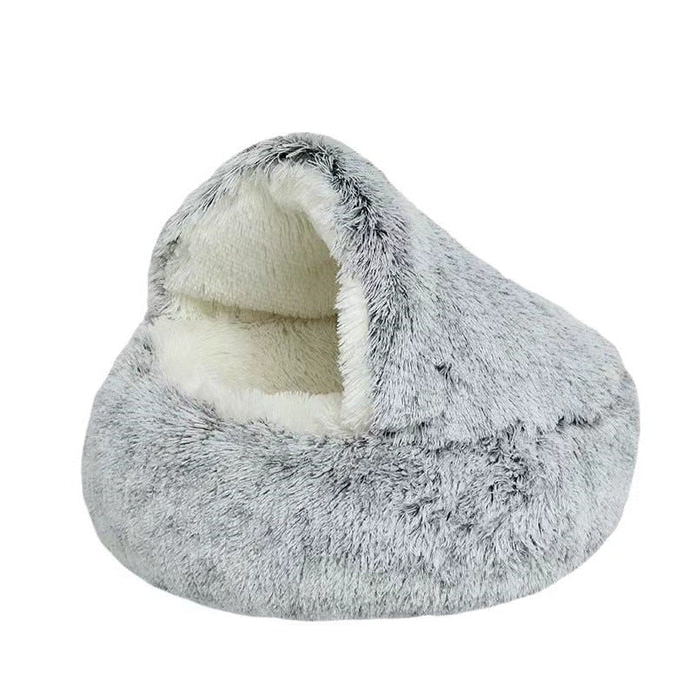 Cozy Pet Bed for Dogs and Cats - SnuggleCave - Plush Comfort - Multiple Sizes & Colors