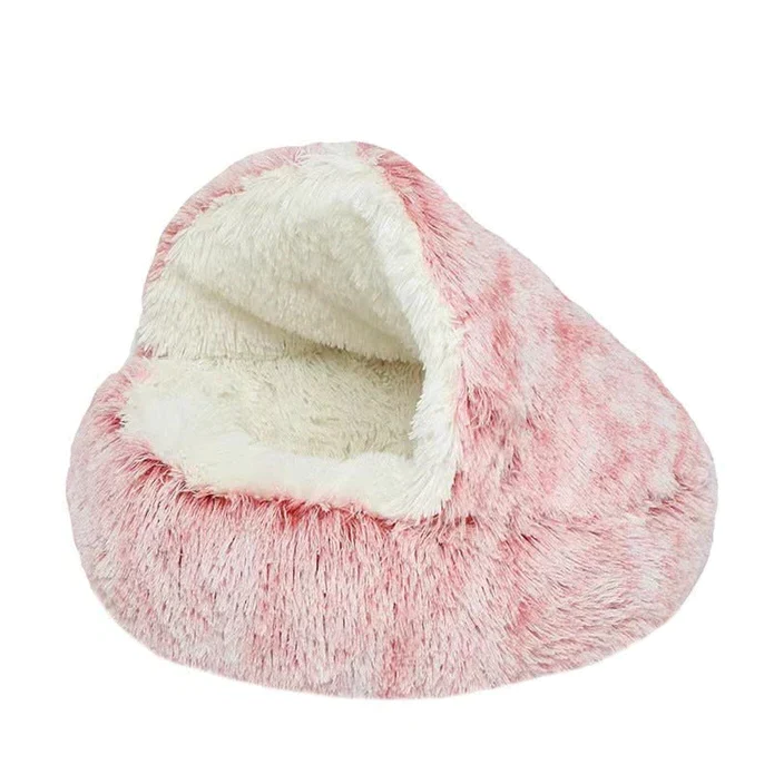 Cozy Pet Bed for Dogs and Cats - SnuggleCave - Plush Comfort - Multiple Sizes & Colors